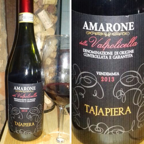 Amarone della Valpolicella DOCG 2013 Tajapiera • TWP