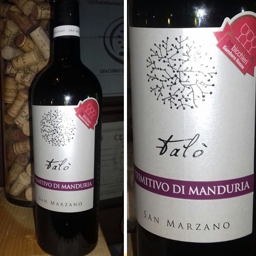 Talò Primitivo di Manduria • Cantine San Marzano