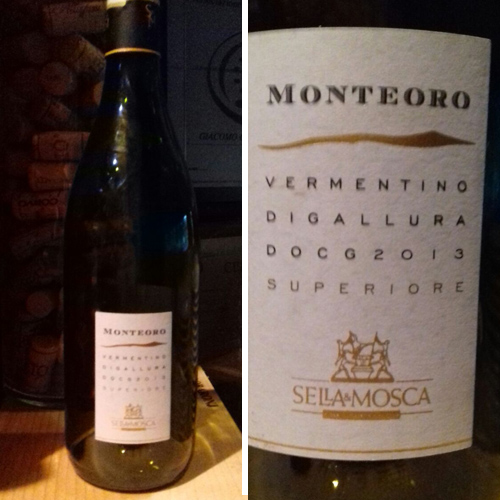 Monteoro Vermentino di Gallura DOCG 2013  Sella&Mosca